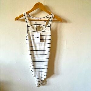 Women’s NWT Los Angeles New York Backless Bodysuit NEW Size Small